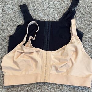 Women's Black and Tan Intimates Set
